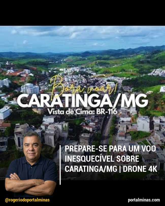 Prepare-se para um voo inesquecível sobre Caratinga/MG | Drone 4K