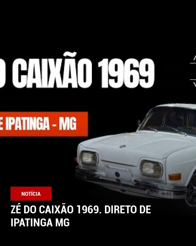 Zé do caixão 1969. Direto de Ipatinga MG