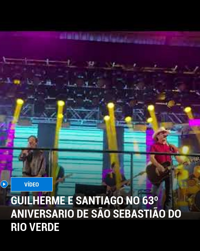 Guilherme e Santiago no 63º Aniversario de São Sebastião do Rio Verde