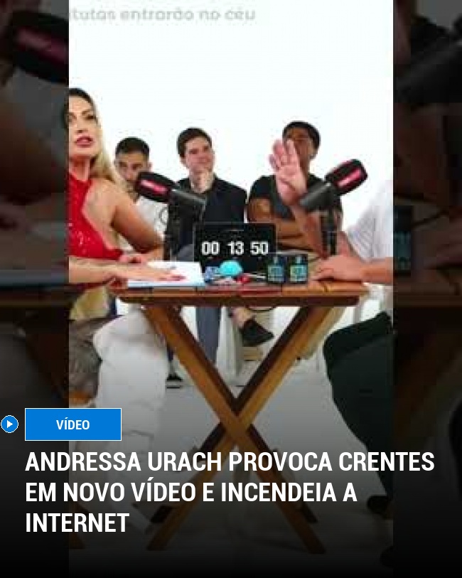 ANDRESSA URACH PROVOCA CRENTES EM NOVO VÍDEO E INCENDEIA A INTERNET