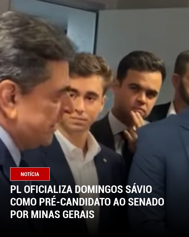PL oficializa Domingos Sávio como pré-candidato ao Senado por Minas Gerais