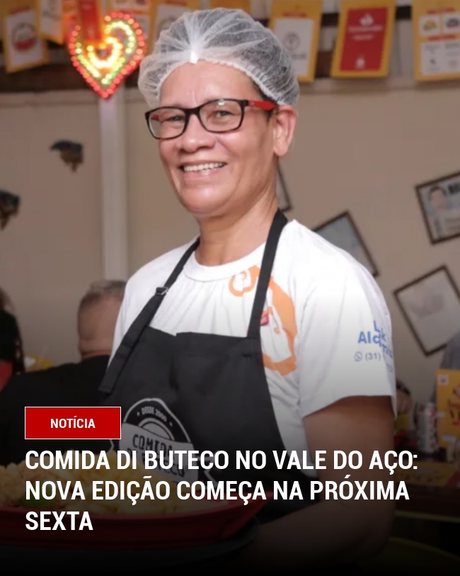 Comida di Buteco no Vale do Aço: nova edição começa na próxima sexta