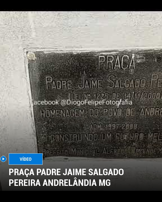 Praça Padre Jaime Salgado Pereira Andrelândia MG