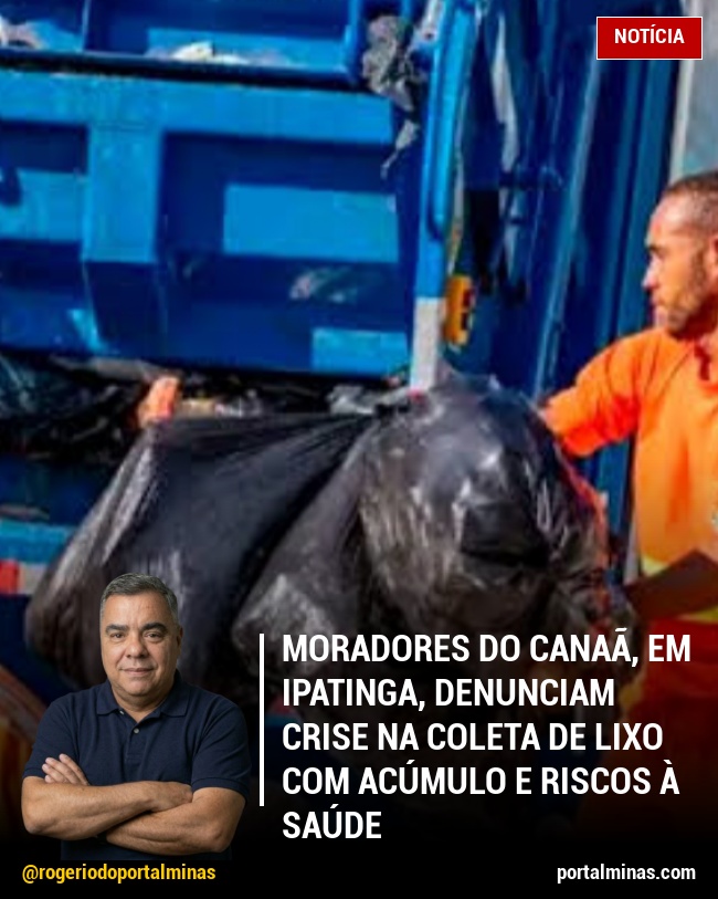 Moradores do Canaã, em Ipatinga, Denunciam Crise na Coleta de Lixo com Acúmulo e Riscos à Saúde