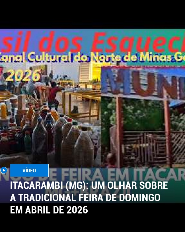 Itacarambi (MG): Um Olhar sobre a Tradicional Feira de Domingo em Abril de 2026
