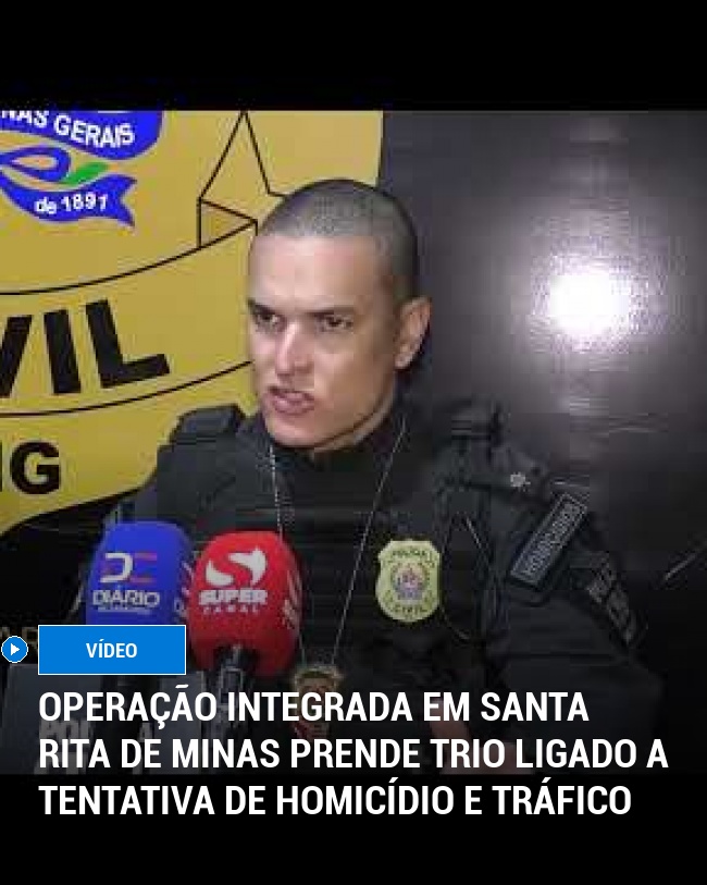 Operação Integrada em Santa Rita de Minas Prende Trio Ligado a Tentativa de Homicídio e Tráfico