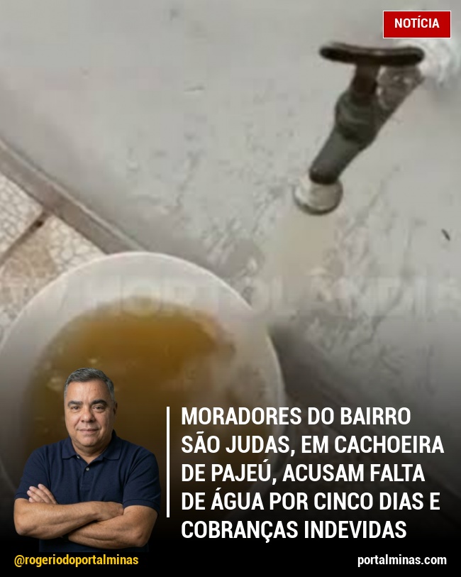 Moradores do Bairro São Judas, em Cachoeira de Pajeú, Acusam Falta de Água por Cinco Dias e Cobranças Indevidas