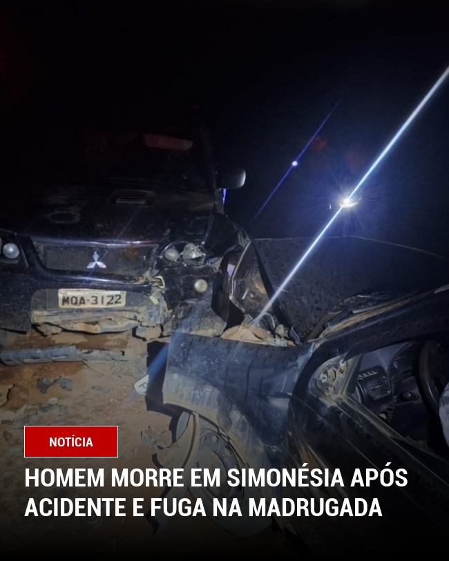 Homem Morre em Simonésia Após Acidente e Fuga na Madrugada