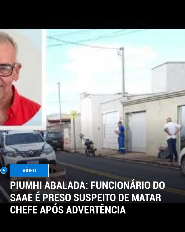Piumhi Abalada: Funcionário do SAAE é Preso Suspeito de Matar Chefe Após Advertência