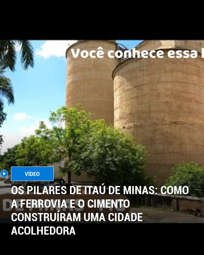 Os Pilares de Itaú de Minas: Como a Ferrovia e o Cimento Construíram uma Cidade Acolhedora