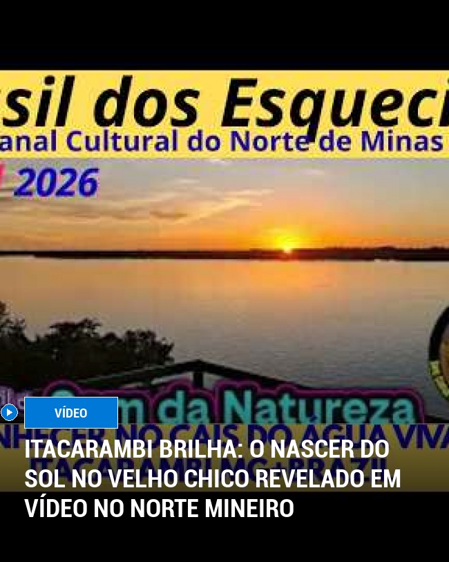 Itacarambi Brilha: O Nascer do Sol No Velho Chico Revelado em Vídeo no Norte Mineiro