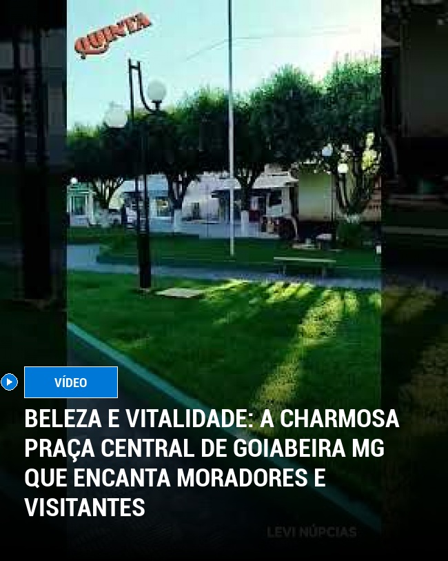 Beleza e Vitalidade: A Charmosa Praça Central de Goiabeira MG que Encanta Moradores e Visitantes