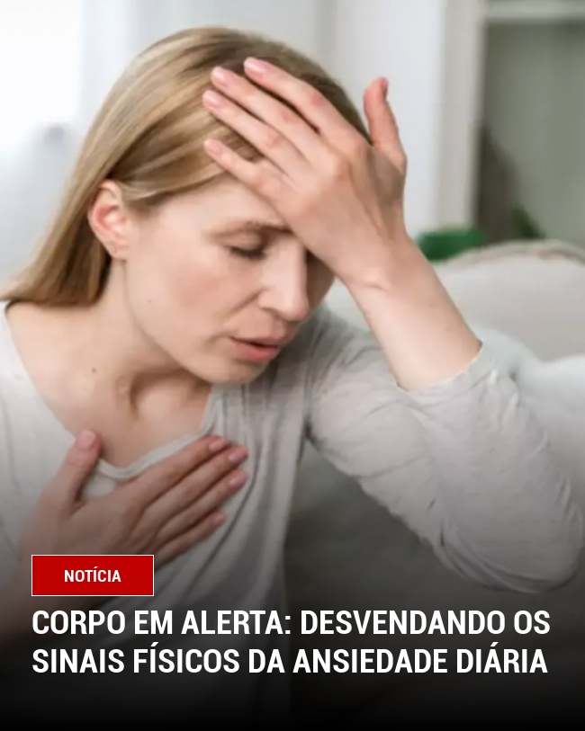 Corpo em Alerta: Desvendando os Sinais Físicos da Ansiedade Diária