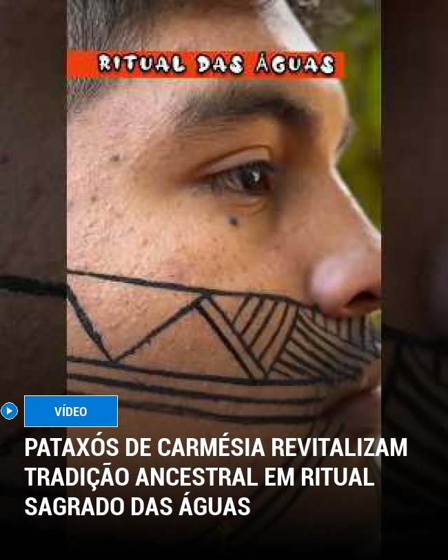 Pataxós de Carmésia Revitalizam Tradição Ancestral em Ritual Sagrado das Águas