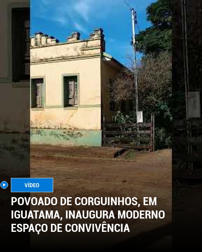 Povoado de Corguinhos, em Iguatama, Inaugura Moderno Espaço de Convivência