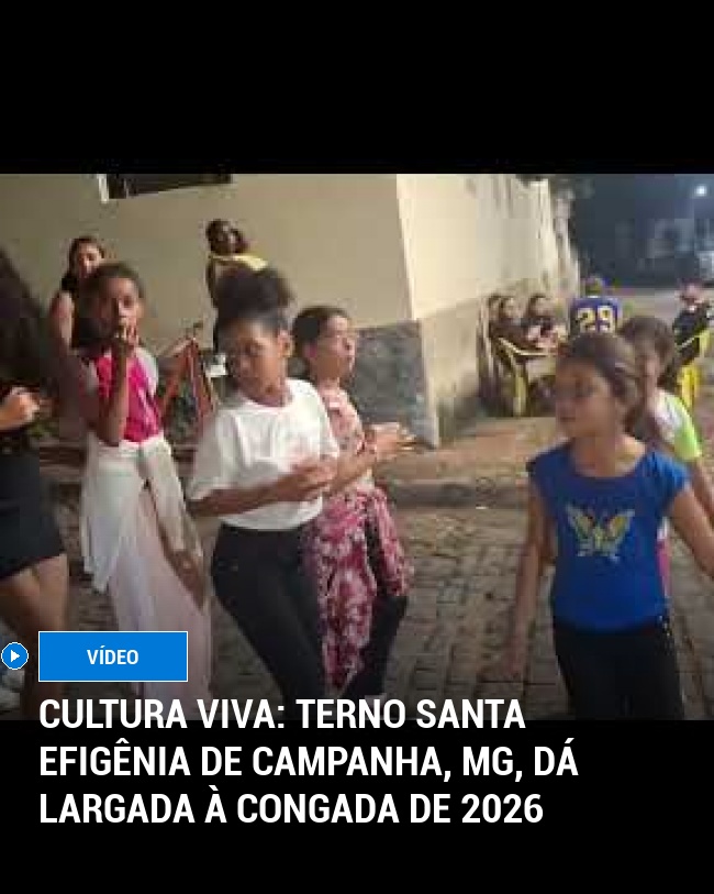 Cultura Viva: Terno Santa Efigênia de Campanha, MG, Dá Largada à Congada de 2026