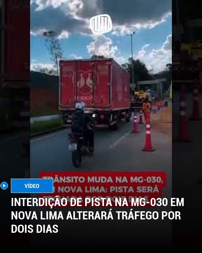 Interdição de Pista na MG-030 em Nova Lima Alterará Tráfego por Dois Dias