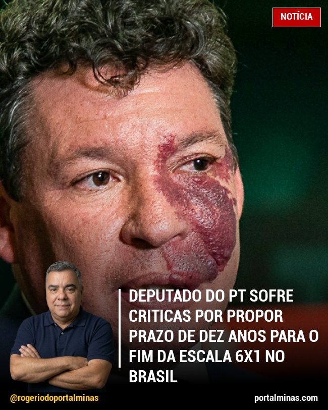 Deputado do PT sofre criticas por propor prazo de dez anos para o fim da escala 6x1 no Brasil