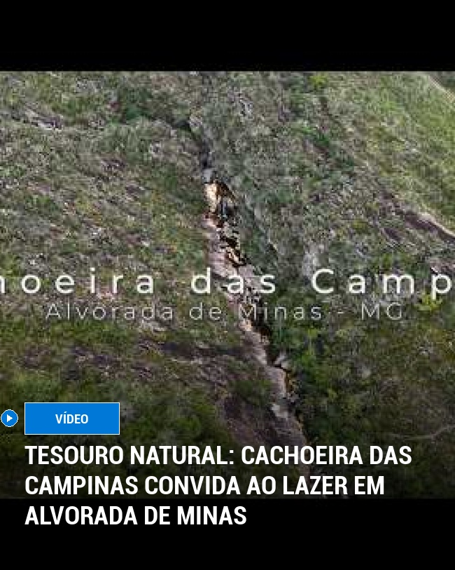 Tesouro Natural: Cachoeira das Campinas Convida ao Lazer em Alvorada de Minas