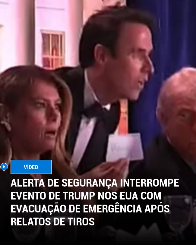 Alerta de segurança interrompe evento de Trump nos EUA com evacuação de emergência após relatos de tiros