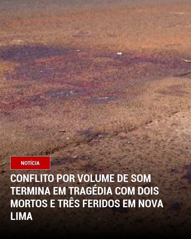 Conflito por Volume de Som Termina em Tragédia com Dois Mortos e Três Feridos em Nova Lima