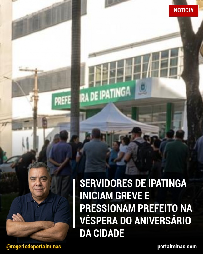 Servidores de Ipatinga Iniciam Greve e Pressionam Prefeito na Véspera do Aniversário da Cidade