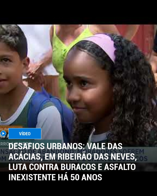 Desafios urbanos: Vale das Acácias, em Ribeirão das Neves, luta contra buracos e asfalto inexistente há 50 anos