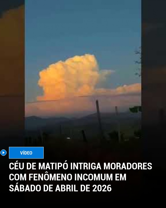 Céu de Matipó Intriga Moradores com Fenômeno Incomum em Sábado de Abril de 2026