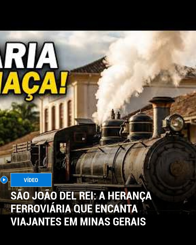 São João Del Rei: A Herança Ferroviária que Encanta Viajantes em Minas Gerais