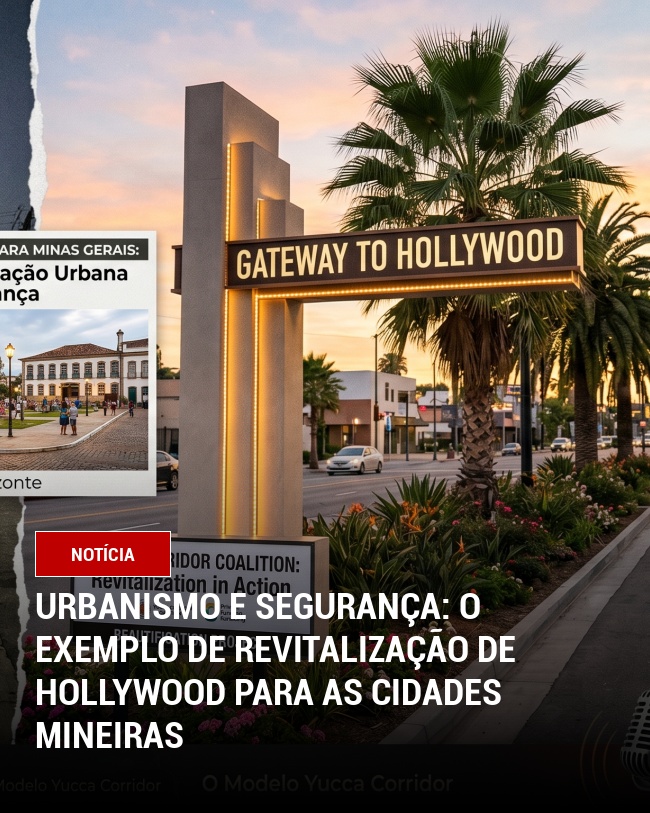 Urbanismo e Segurança: O Exemplo de Revitalização de Hollywood para as Cidades Mineiras