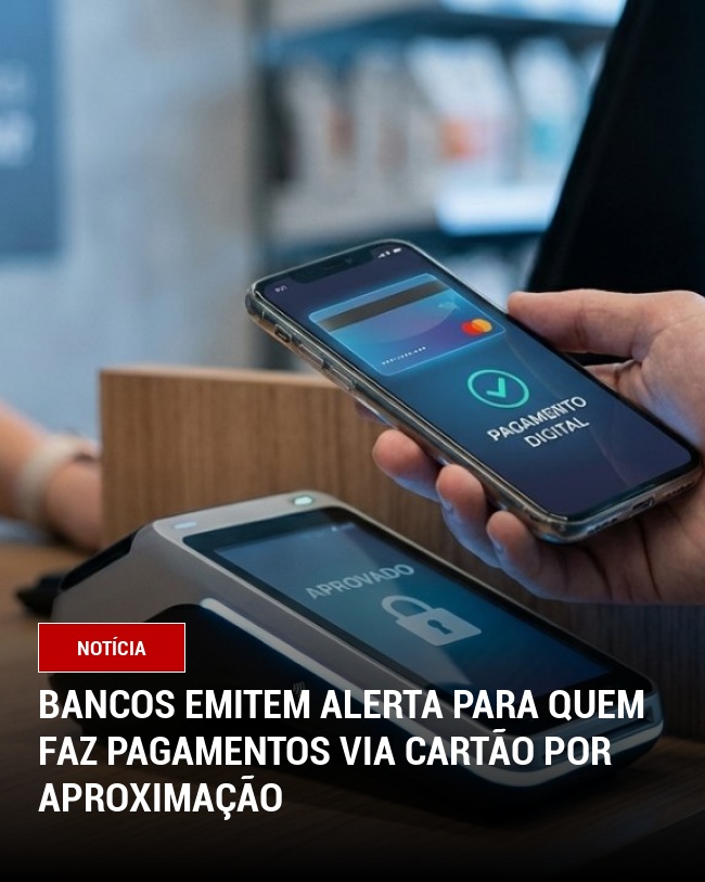 Bancos emitem alerta para quem faz pagamentos via cartão por aproximação