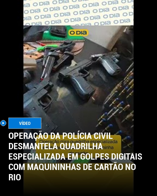 Operação da Polícia Civil desmantela quadrilha especializada em golpes digitais com maquininhas de cartão no Rio