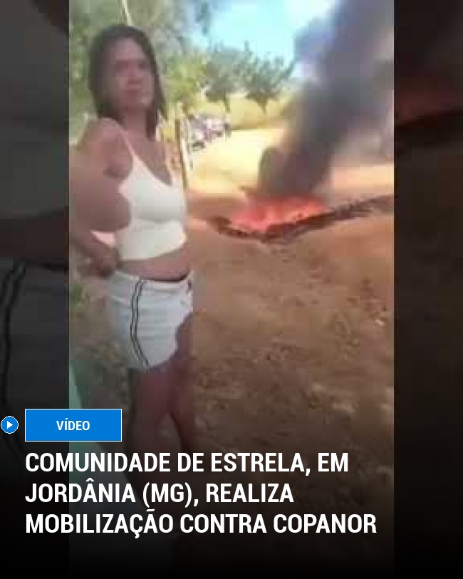 Comunidade de Estrela, em Jordânia (MG), realiza mobilização contra Copanor