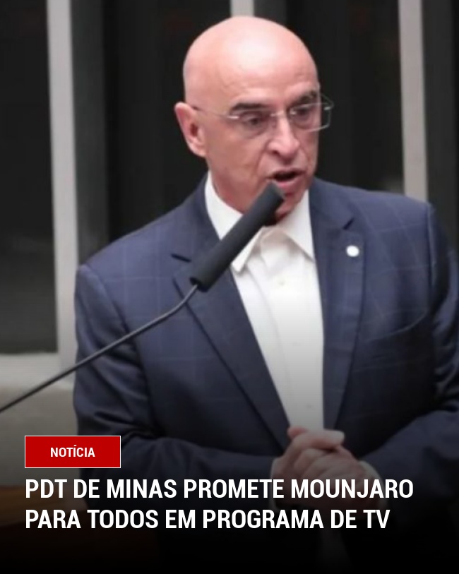PDT de Minas promete Mounjaro para todos em programa de TV