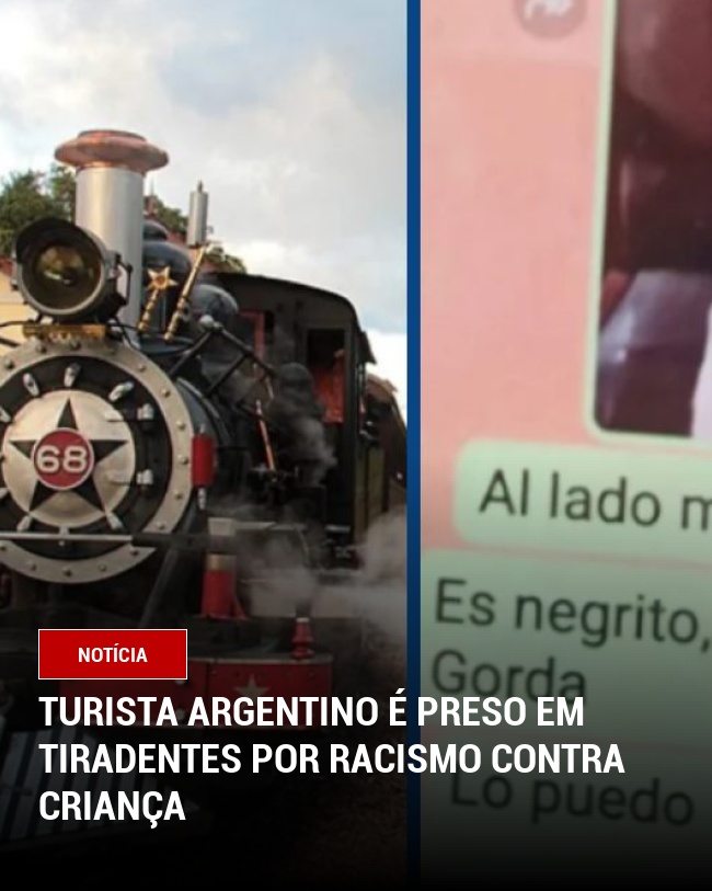 Turista Argentino é Preso em Tiradentes por Racismo Contra Criança