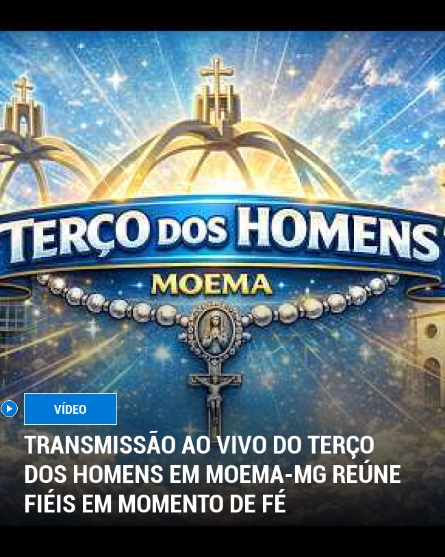 Transmissão ao Vivo do Terço dos Homens em Moema-MG Reúne Fiéis em Momento de Fé