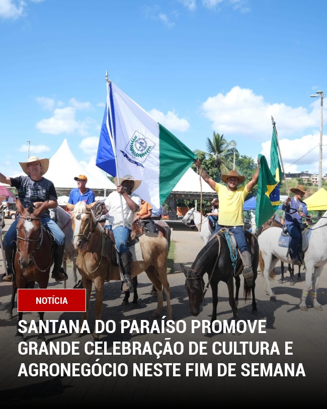 Santana do Paraíso Promove Grande Celebração de Cultura e Agronegócio neste Fim de Semana