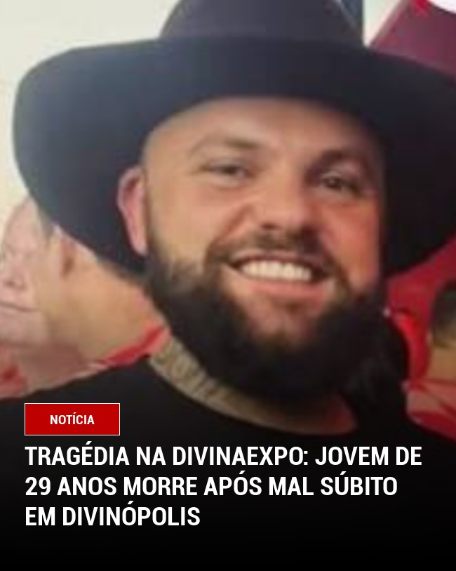 Tragédia na DivinaExpo: Jovem de 29 anos morre após mal súbito em Divinópolis