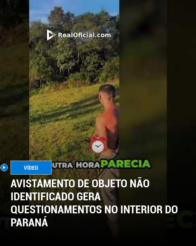 Avistamento de Objeto Não Identificado Gera Questionamentos no Interior do Paraná