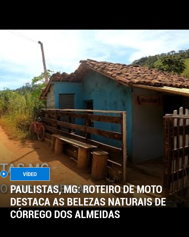 Paulistas, MG: Roteiro de Moto Destaca as Belezas Naturais de Córrego dos Almeidas
