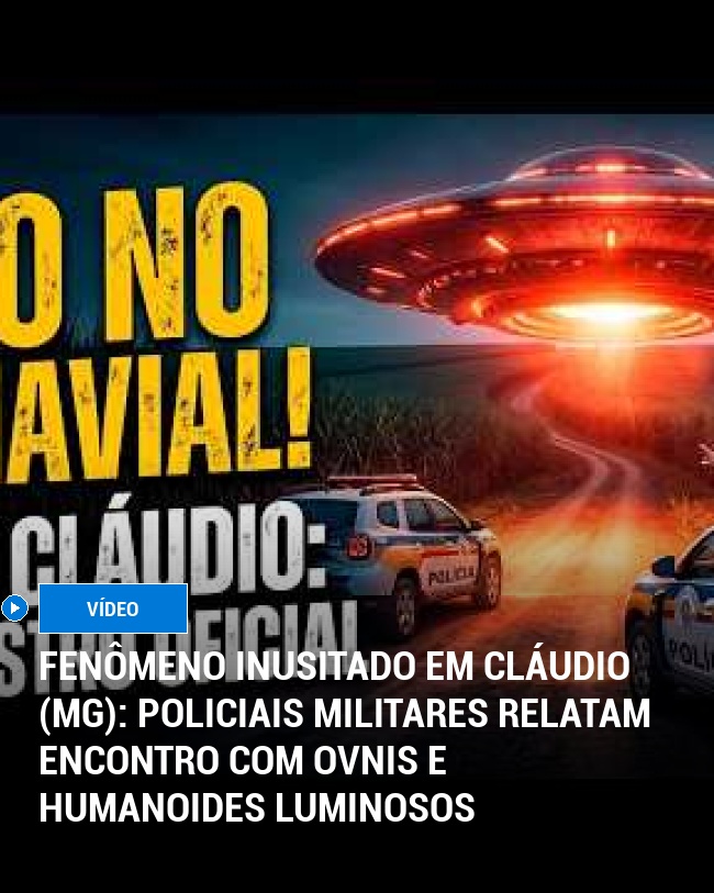 Fenômeno Inusitado em Cláudio (MG): Policiais Militares Relatam Encontro com OVNIs e Humanoides Luminosos