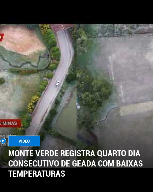 Monte Verde Registra Quarto Dia Consecutivo de Geada com Baixas Temperaturas