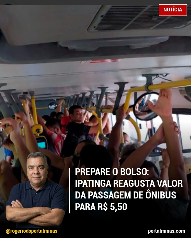Prepare o bolso: Ipatinga reagusta valor da passagem de ônibus para R$ 5,50