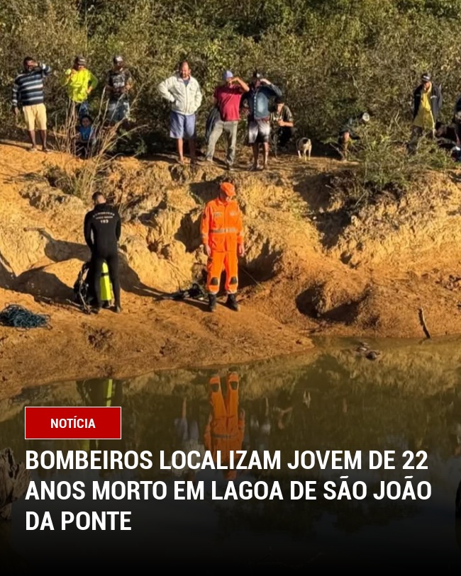 Bombeiros Localizam Jovem de 22 Anos Morto em Lagoa de São João da Ponte
