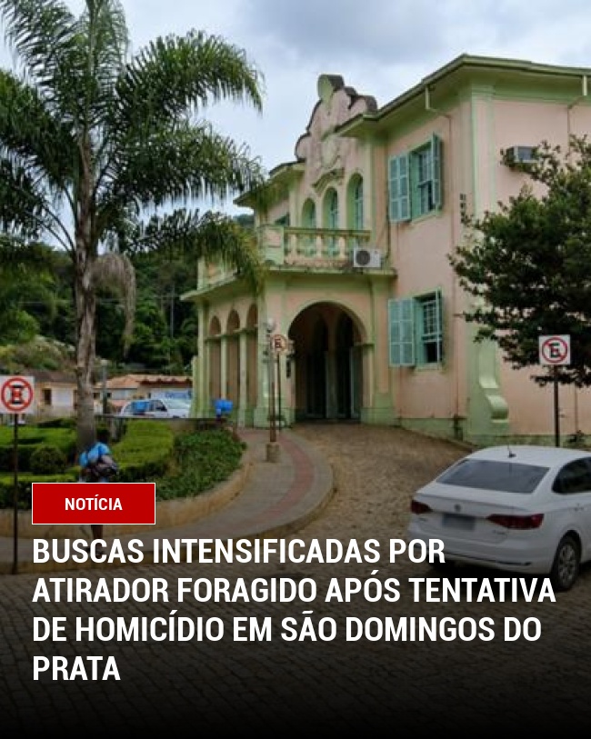 Buscas Intensificadas por Atirador Foragido Após Tentativa de Homicídio em São Domingos do Prata