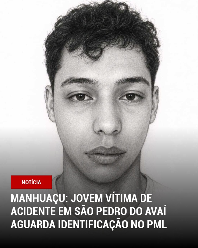 Manhuaçu: Jovem Vítima de Acidente em São Pedro do Avaí Aguarda Identificação no PML
