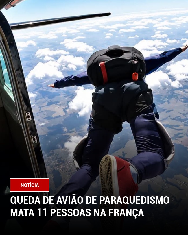Queda de Avião de Paraquedismo Mata 11 Pessoas na França