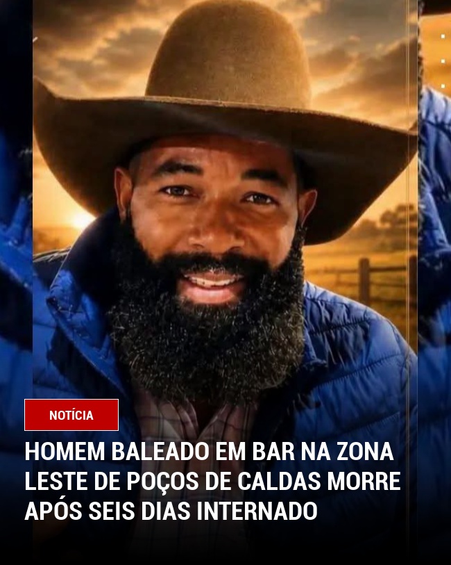 Homem baleado em bar na zona leste de Poços de Caldas morre após seis dias internado