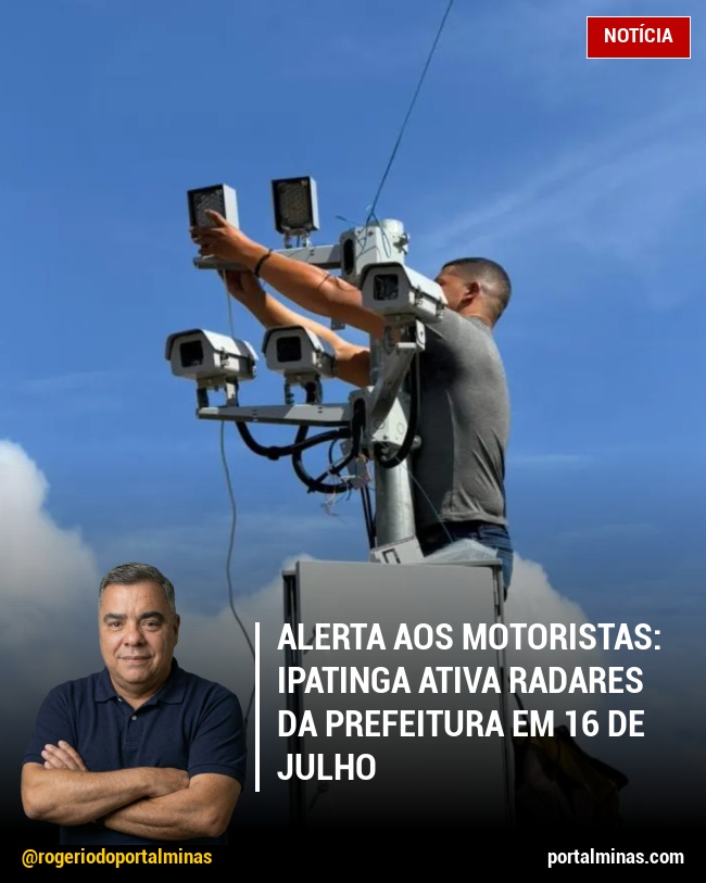Alerta aos motoristas: Ipatinga Ativa Radares da Prefeitura em 16 de Julho