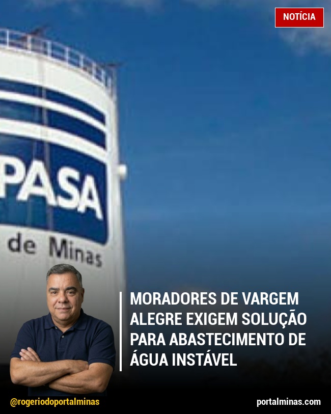 Moradores de Vargem Alegre Exigem Solução para Abastecimento de Água Instável